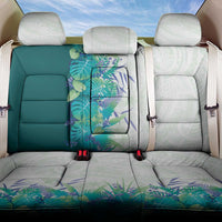 Hawaii Tropical Plant Teal Back Car Seat Cover Vibrant Polynesian Pattern LT01 One Size Teal - Polynesian Pride