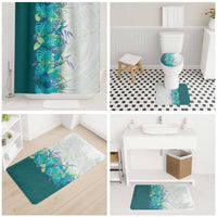 Hawaii Tropical Plant Teal Bathroom Set Vibrant Polynesian Pattern LT01 - Polynesian Pride