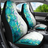 Hawaii Tropical Plant Teal Car Seat Cover Vibrant Polynesian Pattern LT01 - Polynesian Pride