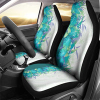 Hawaii Tropical Plant Teal Car Seat Cover Vibrant Polynesian Pattern LT01 - Polynesian Pride