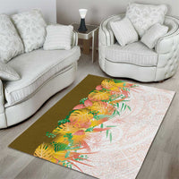 Hawaii Tropical Plant Lenalena Area Rug Vibrant Polynesian Pattern LT01 - Polynesian Pride