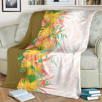 Hawaii Tropical Plant Lenalena Blanket Vibrant Polynesian Pattern LT01 - Polynesian Pride