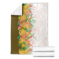 Hawaii Tropical Plant Lenalena Blanket Vibrant Polynesian Pattern LT01 - Polynesian Pride