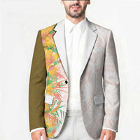Hawaii Tropical Plant Lenalena Blazer Vibrant Polynesian Pattern LT01 - Polynesian Pride