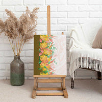 Hawaii Tropical Plant Lenalena Canvas Wall Art Vibrant Polynesian Pattern LT01 - Polynesian Pride