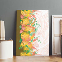 Hawaii Tropical Plant Lenalena Canvas Wall Art Vibrant Polynesian Pattern LT01 - Polynesian Pride