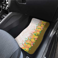 Hawaii Tropical Plant Lenalena Car Mats Vibrant Polynesian Pattern LT01 - Polynesian Pride