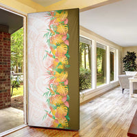 Hawaii Tropical Plant Lenalena Door Cover Vibrant Polynesian Pattern LT01 - Polynesian Pride