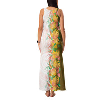 Hawaii Tropical Plant Lenalena Family Matching Tank Maxi Dress and Hawaiian Shirt Vibrant Polynesian Pattern