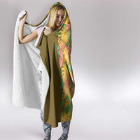 Hawaii Tropical Plant Lenalena Hooded Blanket Vibrant Polynesian Pattern LT01 - Polynesian Pride