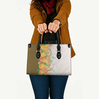 Hawaii Tropical Plant Lenalena Leather Bag Vibrant Polynesian Pattern LT01 - Polynesian Pride