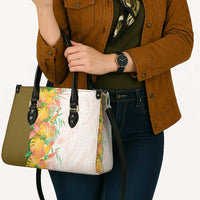 Hawaii Tropical Plant Lenalena Leather Bag Vibrant Polynesian Pattern LT01 - Polynesian Pride