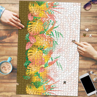 Hawaii Tropical Plant Lenalena Puzzle Vibrant Polynesian Pattern LT01 Yellow - Polynesian Pride