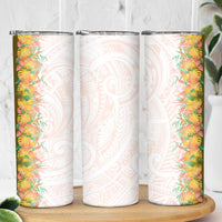 Hawaii Tropical Plant Lenalena Skinny Tumbler Vibrant Polynesian Pattern LT01 - Polynesian Pride