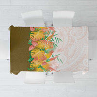 Hawaii Tropical Plant Lenalena Tablecloth Vibrant Polynesian Pattern LT01 Yellow - Polynesian Pride