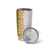 Hawaii Tropical Plant Lenalena Tumbler Cup Vibrant Polynesian Pattern LT01 - Polynesian Pride