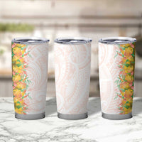 Hawaii Tropical Plant Lenalena Tumbler Cup Vibrant Polynesian Pattern LT01 - Polynesian Pride