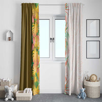 Hawaii Tropical Plant Lenalena Window Curtain Vibrant Polynesian Pattern LT01 - Polynesian Pride
