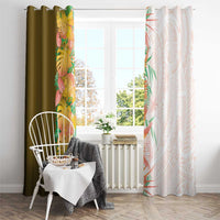 Hawaii Tropical Plant Lenalena Window Curtain Vibrant Polynesian Pattern LT01 - Polynesian Pride