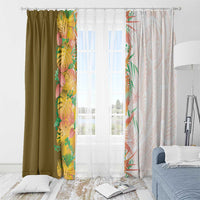 Hawaii Tropical Plant Lenalena Window Curtain Vibrant Polynesian Pattern LT01 - Polynesian Pride