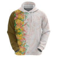 Hawaii Tropical Plant Lenalena Zip Hoodie Vibrant Polynesian Pattern LT01 - Polynesian Pride