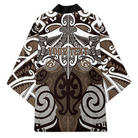 Personalised Maori Kati Mamoe Kimono Silver Fern Kowhaiwhai Art LT01 - Polynesian Pride