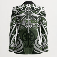 Personalised Maori Ngati Awa Blazer Silver Fern Kowhaiwhai Art LT01 - Polynesian Pride