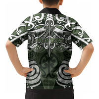 Personalised Maori Ngati Awa Hawaiian Shirt Silver Fern Kowhaiwhai Art LT01 - Polynesian Pride