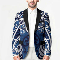Personalised Maori Ngati Kahungunu Blazer Silver Fern Kowhaiwhai Art LT01 - Polynesian Pride