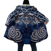 Personalised Maori Ngati Kahungunu Cloak Silver Fern Kowhaiwhai Art LT01 - Polynesian Pride