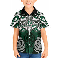 Personalised Maori Ngati Maniapoto Hawaiian Shirt Silver Fern Kowhaiwhai Art LT01 - Polynesian Pride