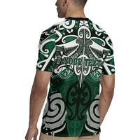 Personalised Maori Ngati Maniapoto Rugby Jersey Silver Fern Kowhaiwhai Art LT01 - Polynesian Pride