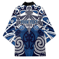 Personalised Maori Ngati Tuwharetoa Kimono Silver Fern Kowhaiwhai Art LT01 - Polynesian Pride
