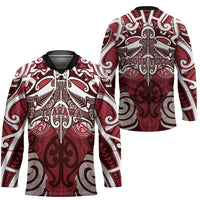Personalised Maori Te Arawa Hockey Jersey Silver Fern Kowhaiwhai Art LT01 - Polynesian Pride