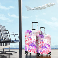 Kia Ora Maori New Zealand Pastel Luggage Cover Sun Ta Moko Sweet Version LT01 - Polynesian Pride