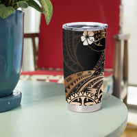Aotearoa Kia Ora New Zealand Ta Moko Gold Version Tumbler Cup LT01 - Polynesian Pride