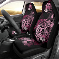 Aotearoa Kia Ora New Zealand Ta Moko Pink Version Car Seat Cover LT01 - Polynesian Pride