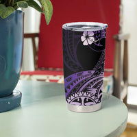 Aotearoa Kia Ora New Zealand Ta Moko Purple Version Tumbler Cup LT01 - Polynesian Pride
