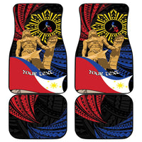 Lapulapu The First Filipino Hero Car Mats Polynesian Pattern LT01 - Polynesian Pride