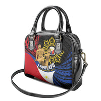 Lapulapu The First Filipino Hero Shoulder Handbag Polynesian Pattern