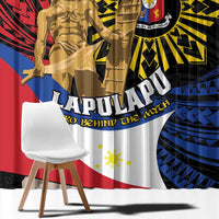 Lapulapu The First Filipino Hero Window Curtain Polynesian Pattern LT01 - Polynesian Pride