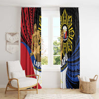 Lapulapu The First Filipino Hero Window Curtain Polynesian Pattern LT01 - Polynesian Pride