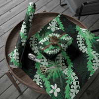Puakenikeni Maile Lei Wrapping Paper Frangipani Green Tropical Leaves LT01 - Polynesian Pride