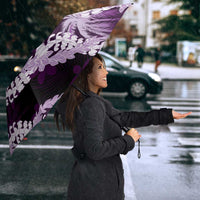 Puakenikeni Maile Lei Umbrella Frangipani Purple Tropical Leaves LT01 - Polynesian Pride