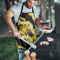 Puakenikeni Maile Lei Apron Frangipani Yellow Tropical Leaves LT01 - Polynesian Pride