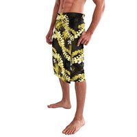 Puakenikeni Maile Lei Lavalava Frangipani Yellow Tropical Leaves LT01 - Polynesian Pride