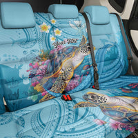 Personalized Hawaii Sea Turtle Back Car Seat Cover Hawaii Map Ocean Vibes