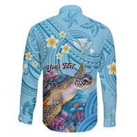 Personalized Hawaii Sea Turtle Family Matching Tank Maxi Dress and Hawaiian Shirt Hawaii Map Ocean Vibes