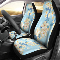 Hawaii Hibiscus Plumeria Blue Car Seat Cover Polynesian Pattern LT01 - Polynesian Pride