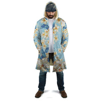 Hawaii Hibiscus Plumeria Blue Cloak Polynesian Pattern LT01 - Polynesian Pride